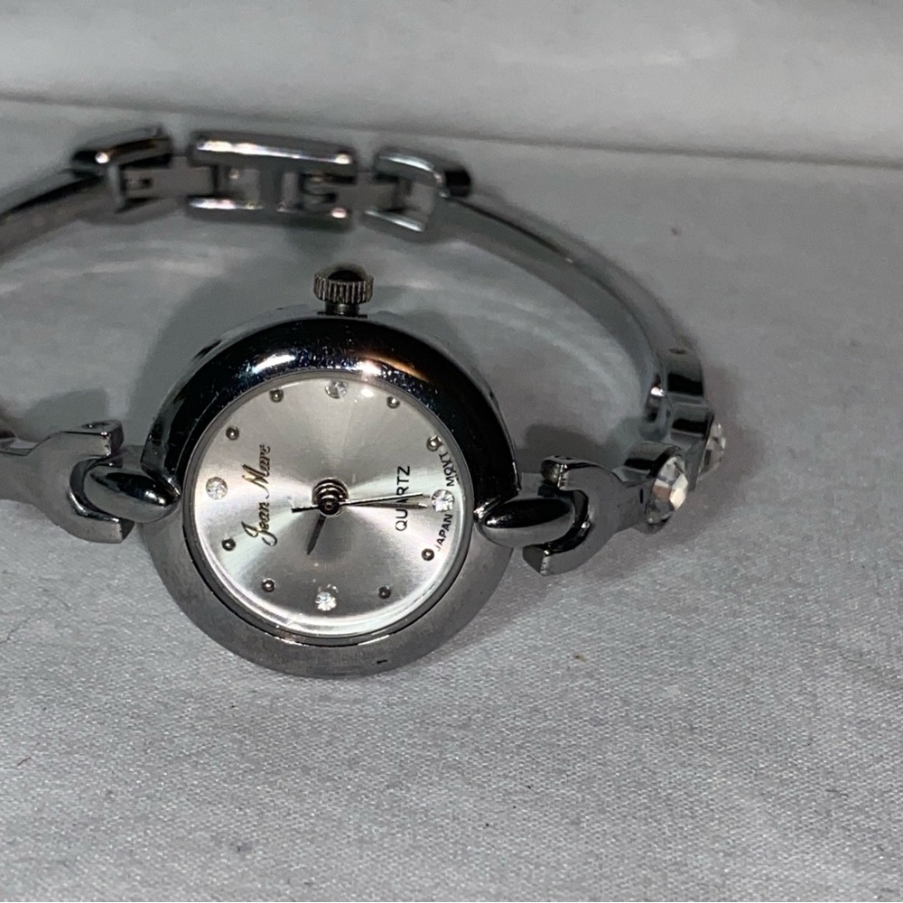 Jean Marc quartz vintage Women's Silver Bracelet Watch